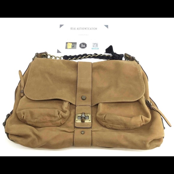 Lanvin Tan Leather Bag w/ COA